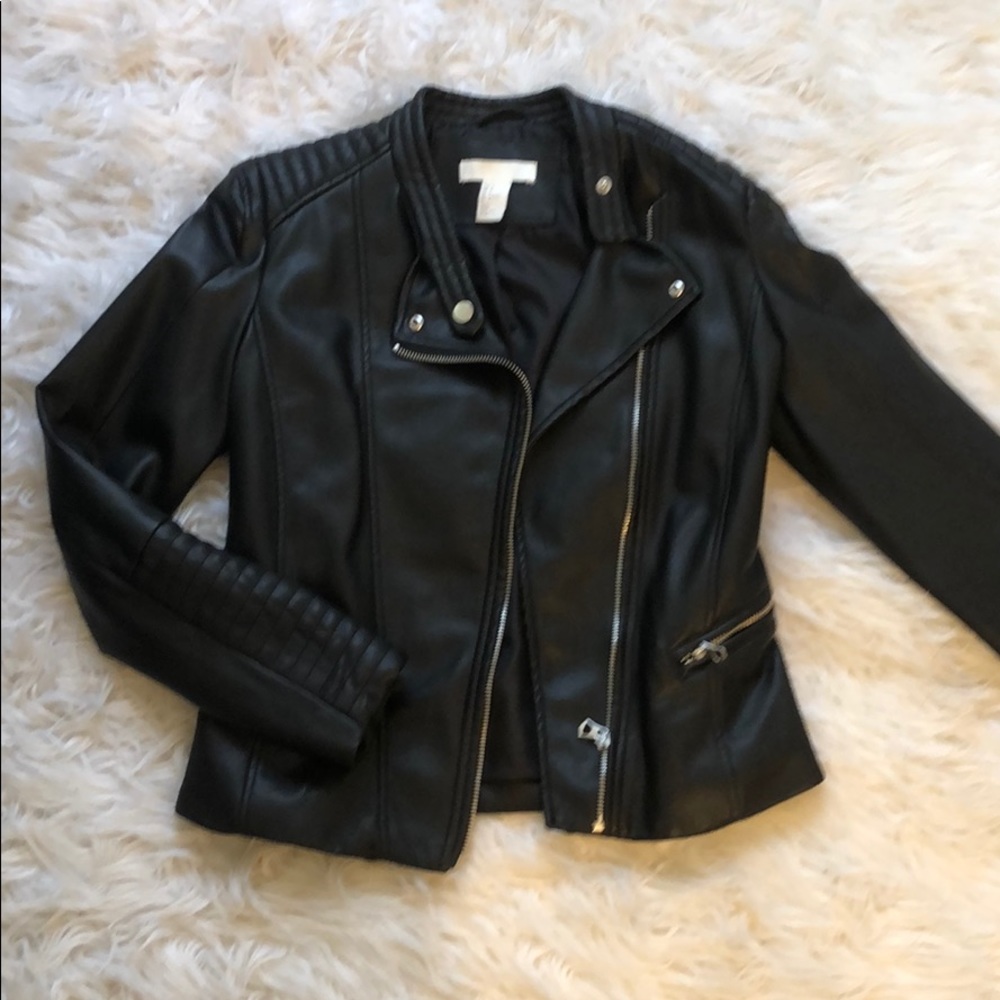 Faux Leather Jacket